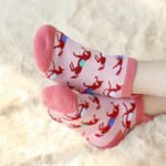 Jeasona Girls Socks Horse Gifts for Girls Cute Funny Horse Kids Ankle Socks - Image 4