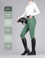 Women's Full Seat Riding Tights Horse Riding Pants Schooling Tights Equestrian Breeches Horseback Riding Pants - Image 7