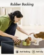 Absorbent Dog Food Mat-Dog Mat for Food and Water Bowl, Quick Dry Pet Food Mat, No Stains Dog Feeding mat, Dog Accessories Pet Supplies Mat-Dog Water Bowl Mat for Messy Drinkers - Image 3