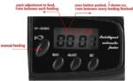Automatic Fish Feeder Turtle Feeder for Aquarium Fish Vacation Weekend Fish Food Dispenser with Automatic Digital Timer for Flake Pellets Aquarium Fish (Not Included - Image 3