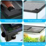 Fish Tank Lid Magnetic Fish Tank Lid Aquarium Net Cover with Feeding Window 5-50 Gallon Aquarium Lid Anti-Jumping Net for Fish 11.8 FT DIY Magnetic Fish Tank Cover Aquarium Cover - Image 6