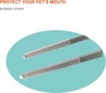 Extra Long Tweezers with Rubber Cover Tips, Fecsam Feeding Tongs - 2 Pack/18.9 inch Aquarium Stainless Steel Large Aquascape Tools for Fish Tank, Terrarium，Aquascaping, Reptile, Bearded Dragon - Image 3