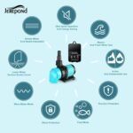 400GPH Aquarium Return pump with LCD display controller, 15W DC 24V aquarium pump for saltwater freshwater aquarium,fish tank,sump,20 speeds ECO Quiet Submersible and inline pump - Image 3