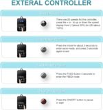 400GPH Aquarium Return pump with LCD display controller, 15W DC 24V aquarium pump for saltwater freshwater aquarium,fish tank,sump,20 speeds ECO Quiet Submersible and inline pump - Image 6