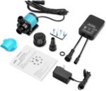 400GPH Aquarium Return pump with LCD display controller, 15W DC 24V aquarium pump for saltwater freshwater aquarium,fish tank,sump,20 speeds ECO Quiet Submersible and inline pump - Image 7