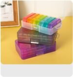 Surakey Pill Organizer, Portable Pill Dispenser, Moisture-Proof Travel 2 Times a Day Pill Box 7 Day Pill Case for Vitamin, Medicine, Fish Oil/Supplements Large 14 compartments, Type 4 - Image 8