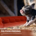 BESPORTBLE Pig Trough Feeder 5 Pig Feeder Trough: Plastic Piggy Food Dispenser for Fence, Hanging Livestock Farm Animal Feeding Bucket Waterer for Chick Goat Duck Horse Goose Goat - Image 8