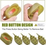 FUSIGO Carp Fishing Feeders Inline Method Feeders Set Carp Fishing Tackle Inline Method Feeders with Quick Release Moulds Holder Tool Carp Fishing Equipment Carp Accessories Tackle - Image 6