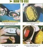 FUSIGO Carp Fishing Feeders Inline Method Feeders Set Carp Fishing Tackle Inline Method Feeders with Quick Release Moulds Holder Tool Carp Fishing Equipment Carp Accessories Tackle - Image 8