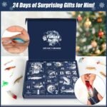 Fishing Advent Calendar 2024, 24 Days Fishing Lure Tackle Set Christmas Countdown Calendar for Fisherman Adult Men Teen Boys - Image 4