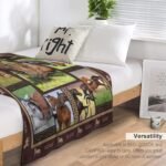 Horse Blanket Horse Gifts for Girls Boys Horse Throw Blanket for Couch Sofa Bed Soft Warm Flannel Fleece for Kids Adults 40"x50" - Image 7