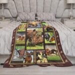 Horse Blanket Horse Gifts for Girls Boys Horse Throw Blanket for Couch Sofa Bed Soft Warm Flannel Fleece for Kids Adults 40"x50" - Image 8