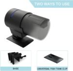 DONGKER Automatic Fish Feeder,210ML Fish Feeder Automatic Dispenser LCD Display with Moisture-Proof Cover for Aquarium Fish Tank - Image 3