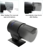 DONGKER Automatic Fish Feeder,210ML Fish Feeder Automatic Dispenser LCD Display with Moisture-Proof Cover for Aquarium Fish Tank - Image 4