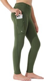 Willit Girls Fleece Horse Riding Pants Equestrian Breeches Kids Winter Riding Tights Thermal Schooling Tights - Image 7