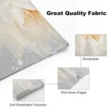 Sparkles Lotuss Flower Dog Bandanas Triangle Soft Adjustable Cat Scarf Pet Accessories Party Wedding Holiday - Image 7