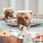 Horse Birthday Party Supplies (Serves 24) Dinner Plates, Dessert Plates, Cups, Napkins. Horse Party Decorations for Baby Showers, Kids, Boys, Girls and More - Image 7