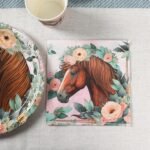 Horse Birthday Party Supplies (Serves 24) Dinner Plates, Dessert Plates, Cups, Napkins. Horse Party Decorations for Baby Showers, Kids, Boys, Girls and More - Image 8