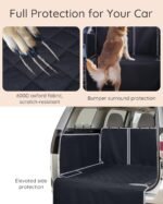 Cargo Liner, Suv cargo Liner for Dogs, for Fold Down Seats, Scratchpro of Pet Cargo Liner Trunk Liner with Bumper Flap Protector, Nonslip Cargo Cover Mat Dog Seat Cover for Suv Trunk Sedans - Image 6