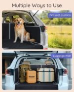 Cargo Liner, Suv cargo Liner for Dogs, for Fold Down Seats, Scratchpro of Pet Cargo Liner Trunk Liner with Bumper Flap Protector, Nonslip Cargo Cover Mat Dog Seat Cover for Suv Trunk Sedans - Image 8