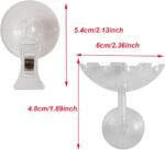 Shrimp Feeding Dish Seaweed Veggie Holder Clips Aquarium Accessories Fish Tank Feeder Kit (2Pack Feeding Dish+2Pack Seaweed Clips) - Image 5