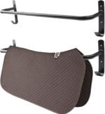 2Pcs Blanket Rack with Tack Rack,Wall Mounted Blanket Bar for Hanging Horse Blankets Pads Saddle Blankets,33.8 Inch - Image 2