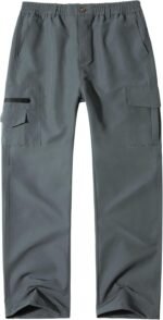 AIFARLD Mens Hiking Pants Cargo Fishing Pants Outdoor Waterproof Quick Dry Sport Lightweight with Multi Pockets - Image 2