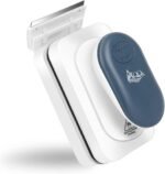 AQQA Aquarium Strong Magnetic Cleaner Brush, Fish Tank Glass Algae Magnet Cleaning Tool Floating Cleaner Scrubber Brush with 2 Detachable Scraper (Blue,M) - Image 2