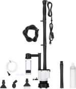 AQQA Fish Tank Cleaner,8-in-1 Electric Aquarium Gravel Vacuum,Clean Sewage+Wash Gravel Sand+Suction Stool+Filter+Water Changer+Water+Water Circulation+Dissolved Oxygen for Turtle Fish Tank 30W/480GPH - Image 2