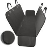 Active Pets Dog Car Seat Cover Car Seat Protector- Dog Seat Cover for Back Seat of SUVs, Trucks, Cars - Waterproof & Convertible Dog Hammock for Car Backseat - Dog Travel Accessories - Black - Image 2
