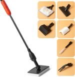 Aquarium Glass Cleaner, 7 in 1 Algae Remover for Fish Tank, Aquarium Cleaning Kit with Long Handle, Aquarium Net, Algae Scraper, Sponge Brush - Image 2