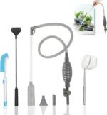 Aquarium Siphon Vacuum Cleaner Kit, Fish Tank Vacuum Gravel Cleaner, Fish Tank Cleaner for Water Changing, Gravel, Sand & Algae Cleaning - Image 2