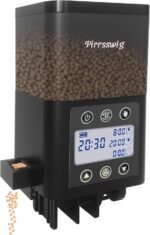Automatic Fish Feeder for Aquarium - Fish Feeder Automatic Dispenser with Timer, LCD Display, Precision Feeding, Auto Fish Food Vacation Feeder for Fish Tank Accessories, Battery Included - Image 2