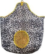 BARN & STABLE Hay Bags for Horses Slow Feed 27" * 21" * 6" Large Horse Hay Bags for Trailer Large Hay Feeder Bag for Horse Cow Goats Donkey Cattle with Open Feed Hole and Metal Snap Fastener - Image 2