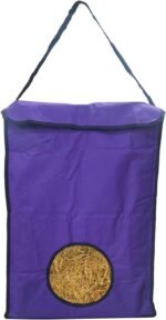 BARN & STABLE Oversized Hay Bags for Horses 29"*19.5" with Open Feed Hole Large Opening Horse Slow Feeder Hay Bag with Quick Grip Closure and Adjustable & Detachable - Image 2