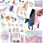 BONNYCO Unicorns Gifts for Girls Painting Kit with 18 Unicorns Painting for Kids with Glow in The Dark | Girl Toys 3 4 5 6 7 8 9 10 Years Old Gifts for Girls for Birthday, Christmas | Unicorn Toys - Image 2