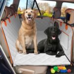 Back Seat Extender for Dogs, Large Space More Comfortable, Dog Car Seat Cover Hard Bottom Holds 400lbs, Sturdy & Waterproof Dog Hammock for Car Dog Car Bed for Car, SUV, Truck - Image 2