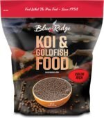 Blue Ridge Koi Fish Food 5lb - Koi Food 3/16” Color Rich Formula Goldfish Food, Premium Fish Food for Ponds, Ponds Fish Food, Koi Food Fall and Winter Fish Food, Floating Pond Pellets Fish Food - Image 2