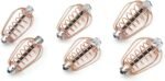 Carp Feeder 6 Pcs - Fishing Feeders for Carp of Pear Form 20 g, 30 g, 40 g - Cage for Carp Fishing with Spring - Carp Fishing Equipment - Image 2