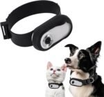 Cat Camera Collar - 170° Wide Angle Pet Dog Collar Camera with 0.96 Inch LCD Screen, Multi Fuctional Pet Cat for Video Records, White - Image 2