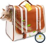 Cat Carrier Maximum Load Capacity 14KG, Cat Carrier Soft with Warm Blanket Foldable Bowl, Ventilation Design Pet Carrier for Cat, Cat Travel Carrier Suitable for Traveling, Shopping, Camping - Image 2