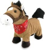 Cuddle Barn – Gallop The Musical Horse | Animated Plush Toy | Gallops, Trots, and Sings “Giddy Up, Lil’ Cowboy” | Stuffed Animal 10” - Image 2