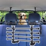 Dog Car Barrier for SUVs, Van, Vehicles, Large Pet Barrier Adjustable 32" - 57.5" Heavy Duty Dog Car Guard, Universal Fit Divider, Car Accessories Safety Travel - Image 2