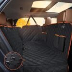 Dog Car Seat Cover for Back Seat, Waterproof Seat Protector Scratchproof Pet Hammock with 4 Bags Side Flaps, Washable Nonslip Backseat Protection for Cars Trucks and SUVs. - Image 2