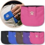 Dog Treat Pouch, Pink Pocket Sized Training Treat Pouch - Lightweight Dog Treat Holder with Magnetic Flap for Stability, Perfect Dog Accessories, Made of Durable Nylon, Machine Washable - Image 2