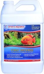 DrTim's Aquatics First Defense for Freshwater Aquariums – Stress Relief & Immune System Support with Vitamins Immunostimulants Fish Tanks 128oz. - Image 2