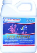 DrTim’s Aquatics First Defense for Saltwater Aquariums – Stress Relief & Immune System Support with Vitamins & Immunostimulants for Fish Tanks 32 oz. - Image 2