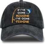 Fishing Adjustable Cotton Baseball Cap, Funny Trucker Hat Gift for Men Women Grandpa Dad Fishing Lover Fisherman - Image 2