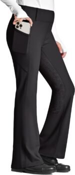 FitsT4 Sports Girl's Full Seat Horse Riding Pants Bootcut Riding Tights Kids Equestrian Breeches with Pockets - Image 2