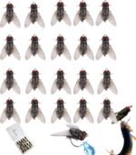 Fly fishing, Fly Fishing Bait 20PCS, 2024 Upgraded Fishing Flies, Shrimp Flavor Fishing Bait, Indestructible Bait without dropping The line Fly Fishing Lures-Fishing Flies - Image 2